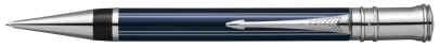 Navy Pinstripe Parker Duofold pencil.