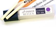 Replacement ER4 erasers from Parker for Reflex pencils.